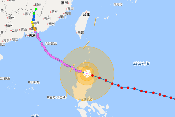 百度地图-台风